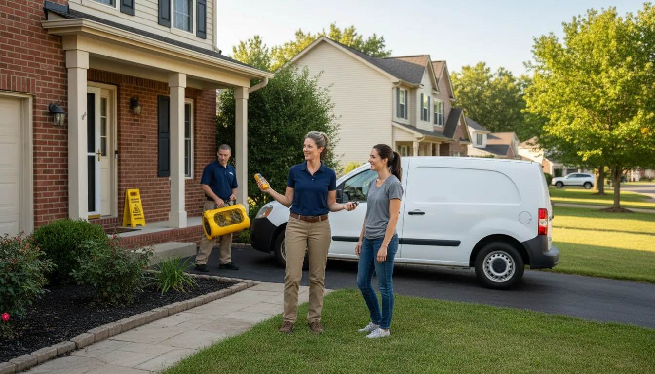 Water restoration image for Flood Water Cleanup, Removal And Restoration Services in Lake Dallas, TX